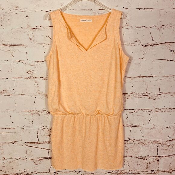Athleta Orange Sleeveless Tank Dress Women’s Small Elastic Waist Casual Athletic - Picture 1 of 7